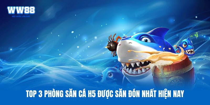 Top 3 phòng săn cá H5 được săn đón nhất hiện nay